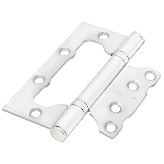 Петля Дверная RUCETTI без врезки (Бабочка) RFH-100*75*2,5 W, Белый Петля Дверная RUCETTI без врезки (Бабочка) RFH-100*75*2,5 W, Белый