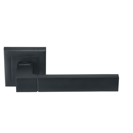 RAP 16-S BL Чёрный - Дверные Ручки RUCETTI RAP 16-S BL Чёрный - Дверные Ручки RUCETTI