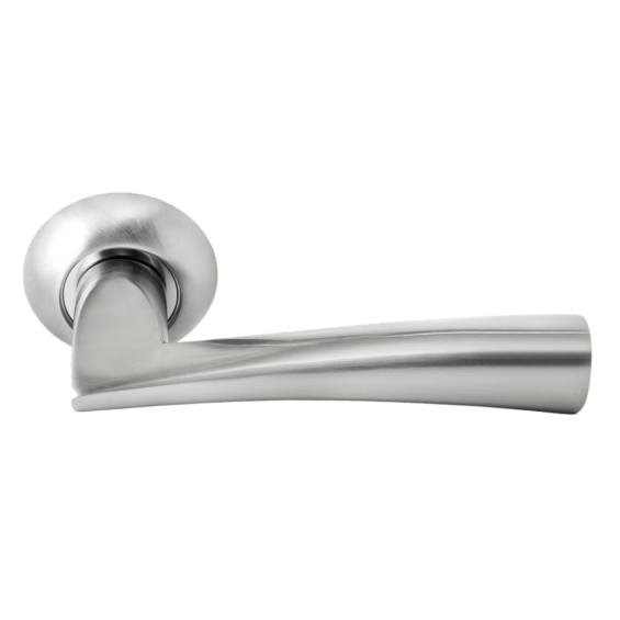 RAP 18 SN/CP Белый никель / Хром - Дверные Ручки RUCETTI