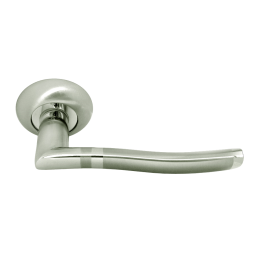 RAP 3 SN/CP Белый никель / Хром - Дверные Ручки RUCETTI