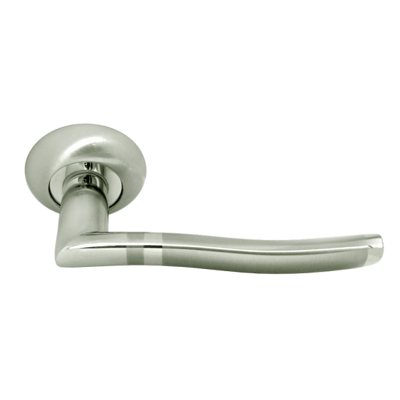 RAP 3 SN/CP Белый никель / Хром - Дверные Ручки RUCETTI