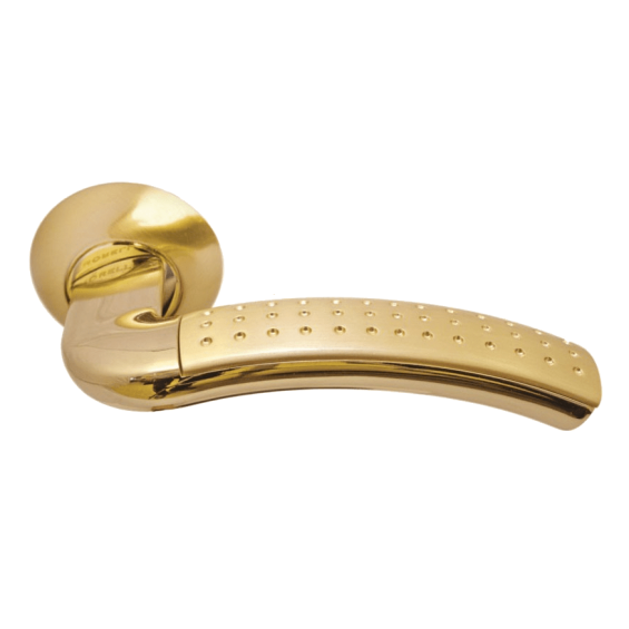 RAP 7 SG/GP Матовое золото / Золото - Дверные Ручки RUCETTI RAP 7 SG/GP Матовое золото / Золото - Дверные Ручки RUCETTI