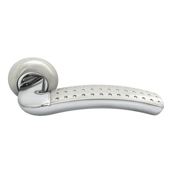 RAP 7 SN/CP Белый никель / Хром - Дверные Ручки RUCETTI RAP 7 SN/CP Белый никель / Хром - Дверные Ручки RUCETTI