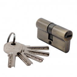 Ключевой Цилиндр RUCETTI ключ/ключ (60 мм) HS R60C AB, Античная Бронза