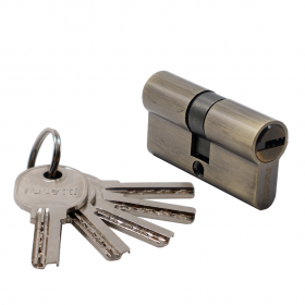 Ключевой Цилиндр RUCETTI ключ/ключ (60 мм) HS R60C AB, Античная Бронза