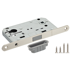 Магнитный Замок RUCETTI RM1885 SN, Белый никель