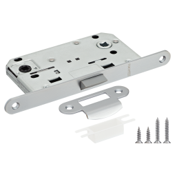 Защелка дверная RUCETTI RP1895 SC, Матовый хром