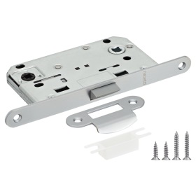 Защелка дверная RUCETTI RP1895 SC, Матовый хром