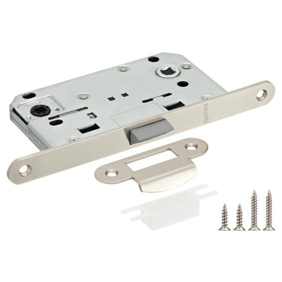 Защелка Дверная RUCETTI RP1895 SN, Белый никель Защелка Дверная RUCETTI RP1895 SN, Белый никель