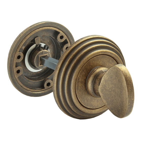 Завертка сантехническая RUCETTI RAP-CLASSIC-L WC OMB, Старая Матовая Бронза