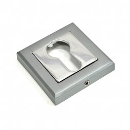 Накладка на Ключевой Цилиндр RUCETTI RAP KH-S SC/CP, Матовый Хром