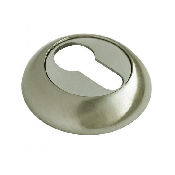 Накладка на Ключевой Цилиндр RUCETTI RAP KH SN/CP, Белый Никель/Хром