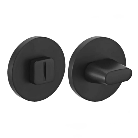 Завертка сантехническая RUCETTI RAP WC SLIM-R BL, Чёрный