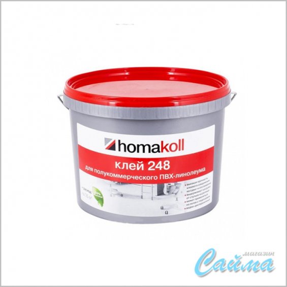 Homakoll 248 (14 кг.) Клей для коммерческого линолеума, водно-дисперсионный