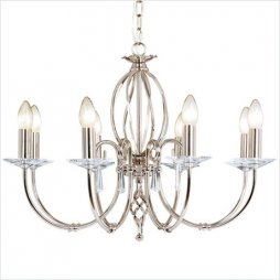 Люстра Elstead LIGHTING Aegean AG8 PN (Полированный никель)