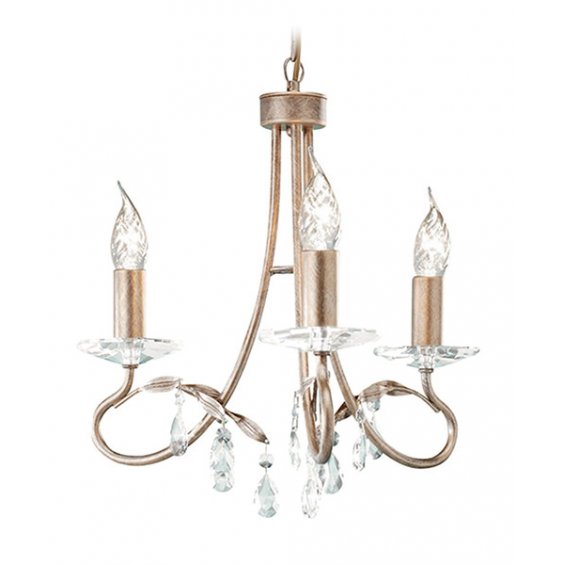 Люстра Elstead LIGHTING Christina CRT3 Silver/Gold