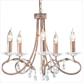Люстра Elstead LIGHTING Christina CRT5 Silver/Gold