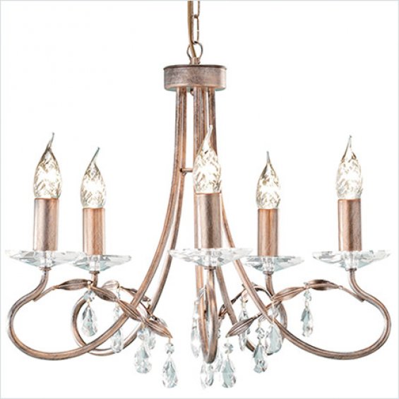 Люстра Elstead LIGHTING Christina CRT5 Silver/Gold