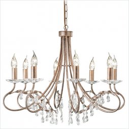 Люстра Elstead LIGHTING Christina CRT8 Silver/Gold