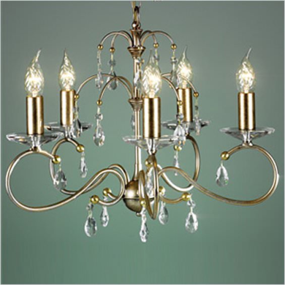 Люстра Elstead LIGHTING Darcy DY5 S/GP (Silver/Gold Patina)
