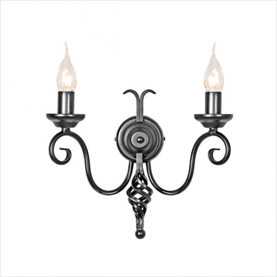 Настенный светильник Бра LIGHTING HARLECH HR2/A BLK Black (Чёрный)