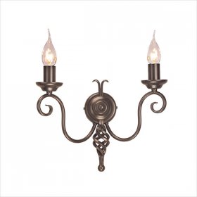 Настенный светильник Бра LIGHTING HARLECH HR2/A DB Dark Bronze (Тёмная бронза)