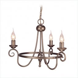 Люстра LIGHTING HARLECH HR3/A DB Dark Bronze (Тёмная бронза)