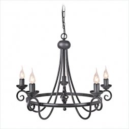 Люстра LIGHTING HARLECH HR5 BLK Black (Чёрная)