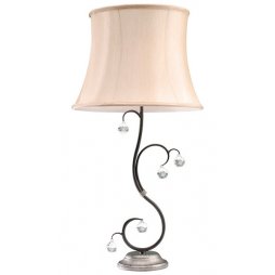 Настольная лампа Elstead LIGHTING Lunetta LUN/TL BLK/SIL (Black/Silver)