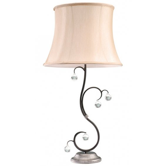 Настольная лампа Elstead LIGHTING Lunetta LUN/TL BLK/SIL (Black/Silver)