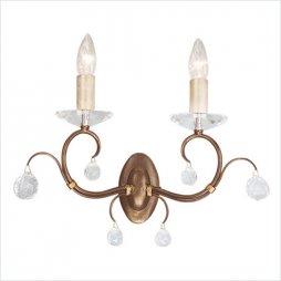 Светильник настенный бра Elstead LIGHTING Lunetta LUN2 BR (Bronze Patina)