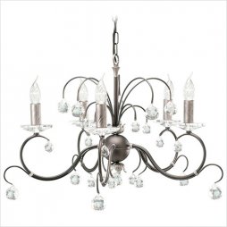 Люстра Elstead LIGHTING Lunetta LUN5 BLK/SIL (Black/Silver) Люстра Elstead LIGHTING Lunetta LUN5 BLK/SIL (Black/Silver)