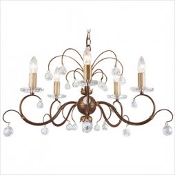 Люстра Elstead LIGHTING Lunetta LUN5 BR (Bronze Patina)