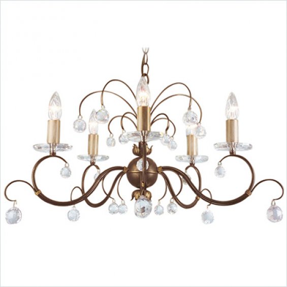 Люстра Elstead LIGHTING Lunetta LUN5 BR (Bronze Patina)