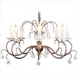 Люстра Elstead LIGHTING Lunetta LUN8 BR (Bronze Patina)