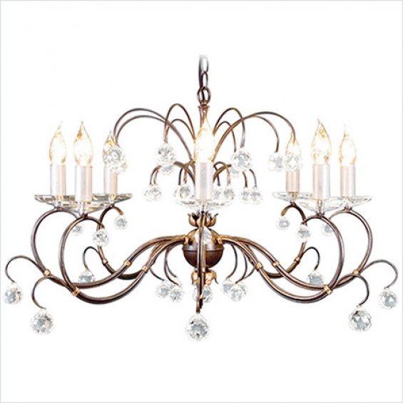 Люстра Elstead LIGHTING Lunetta LUN8 BR (Bronze Patina)