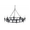 Люстра Elstead LIGHTING Saxon SAX8 BLK (Чёрная)