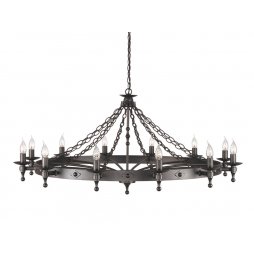 Люстра Elstead Lighting Warwick WR12 GR (Чёрный графит)-foto2