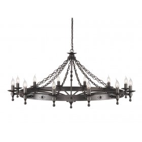Люстра Elstead Lighting Warwick WR12 GR (Чёрный графит)-foto2