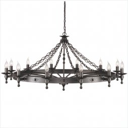 Люстра Elstead Lighting Warwick WR12 GR (Чёрный графит)