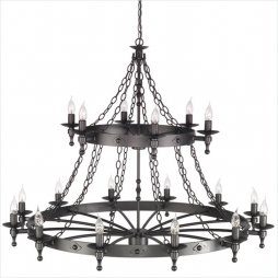 Люстра Elstead Lighting Warwick WR18 GR (Чёрный графит)