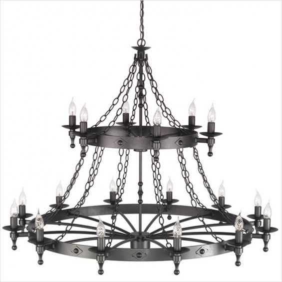 Люстра Elstead Lighting Warwick WR18 GR (Чёрный графит)