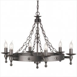 Люстра Elstead Lighting Warwick WR6 GR (Чёрный графит)