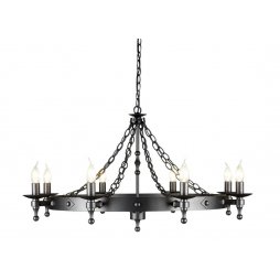 Люстра Elstead Lighting Warwick WR8 GR (Чёрный графит)-foto2
