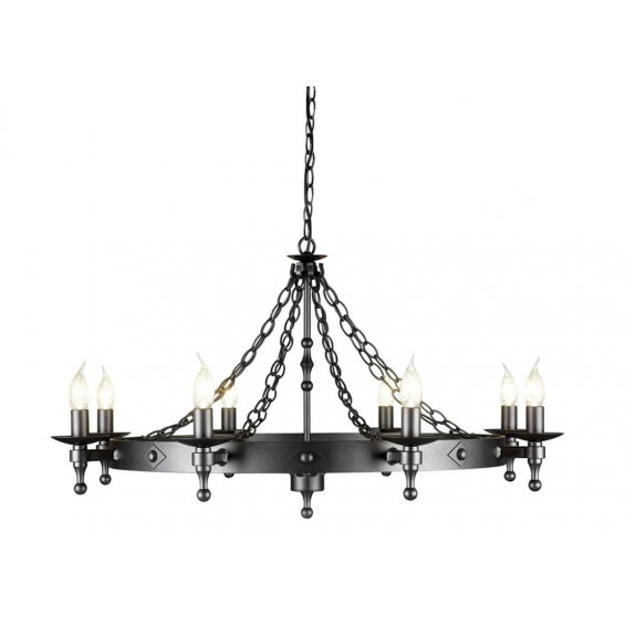 Люстра Elstead Lighting Warwick WR8 GR (Чёрный графит)