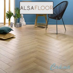 Ламинат Ёлочкой Alsafloor Herringbone тощиной 12 мм Sunset 471 (Сансет)-foto2