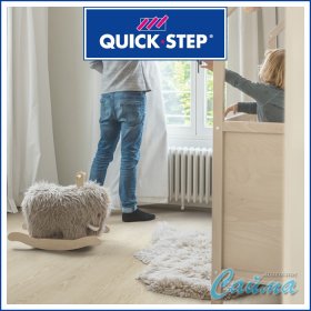 Ламинат Quick Step Classic Дуб Бежевый Отбеленный CLH4088-foto2