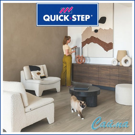 Ламинат Quick Step Classic Дуб Серый Тихоокеанский CLH5814