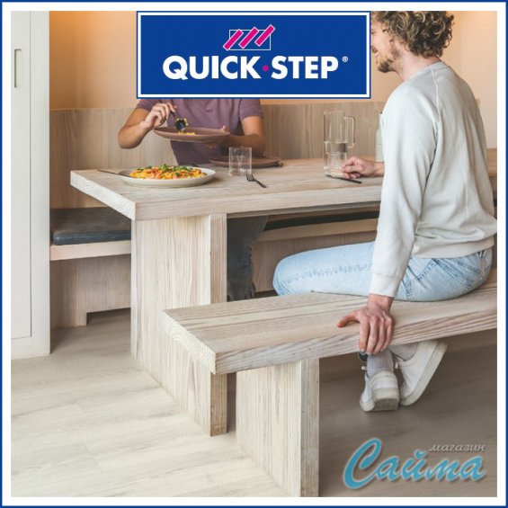 Ламинат Quick Step Classic Дуб Туманный Серый CLH5795