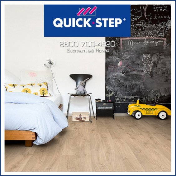 Ламинат Quick Step Eligna Дуб Светлый Натур Промасленный U3457